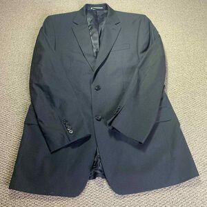 Michael Kors Mens Blazer Jacket Size‎ 41L Black Pinstriped Sport Coat 2 Button